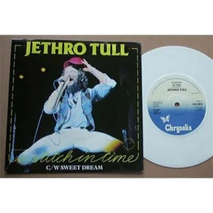 JETHRO TULL A STITCH IN TIME (WHITE) 7" WHITE VINYL + P/S UK - Picture 1 of 1