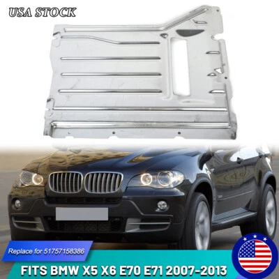 For BMW X5 X6 E70 E71 2007-2013 Front Center Underbody Splash Guard 51757158386 - Изображение 1 из 4