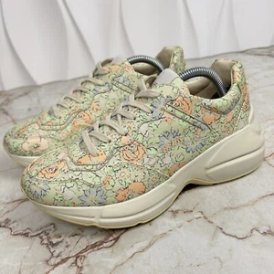 Gucci Liberty Rhyton Floral Canvas Sneaker Leder 37 EUR oder 7 US - Bild 1 von 11