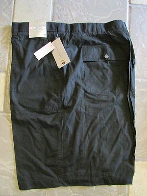 NUEVO GEOFFREY BEENE EXTENSOR CINTURA PANTALONES CORTOS PARA HOMBRE 50 NEGRO ENVÍO GRATUITO Foto 1 de 4