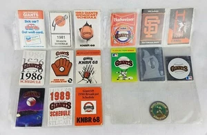 Vintage 1976 - 1993 San Francisco Giants MLB Pocket Schedules COLLECTORS LOT - Picture 1 of 11