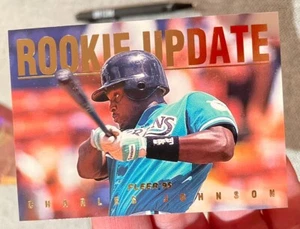 1995 Fleer Rookie Update Charles Johnson Insert #4 Florida Marlins - Picture 1 of 2