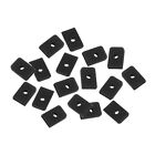 Silicone End Caps, 100Pcs 8mm - Silicone Plug Fit for Corset (Black)