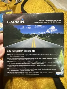 GARMIN CITY NAVIGATION EUROPE NT DVD SOFTWARE 2011 WITH PRODUCT KEY ONLY - Picture 1 of 2