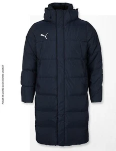 Puma Hombres KK Largo Pato Plumón Acolchado Chaqueta Azul Marino Invierno Abrigo Top Acolchado 93352202 - Imagen 1 de 7