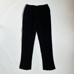 Vintage Miu Miu Corduroy Assymetrical Black Pants Size 44 - Picture 1 of 16