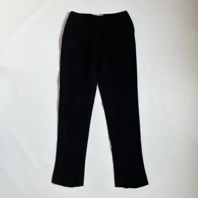 Vintage Miu Miu Corduroy Assymetrical Black Pants Size 44 - Image 1 of 4
