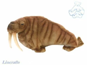 Juguete suave de felpa Hansa Walrus 5327 criatura marina vendido por Lincrafts Reino Unido Est 1993 - Imagen 1 de 4
