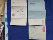 STORIA POSTALE BUSTE LETTERE FRANCHIGIE REGNO POSTA AEREA ERITREA AFRICA LOTTI