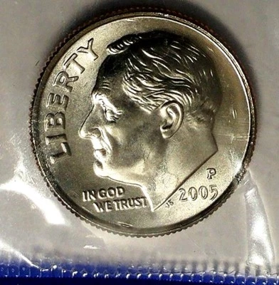 2005-P 10C Roosevelt  Dime BU M/S 18ct0501 - Image 1 of 2