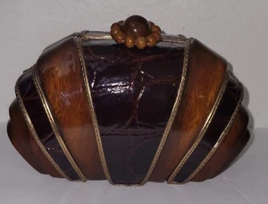 Bolso clutch de madera vintage años 40? - Imagen 1 de 5