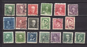 Tschechoslowakei 1928-37 Persönlichkeiten 18 Marken gestempelt /TE5246 - Bild 1 von 1