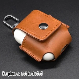 Sophisticated Look Shock Absorbing Lightweight PU Leather Case for Apple AirPods - Picture 1 of 4
