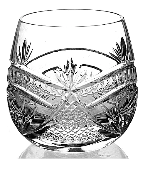 NEW Waterford CRYSTAL Seahorse DOUBLE OLD FASHIONED Glass NOUVEAU IRELAND 3.5"  - Image 1 of 1