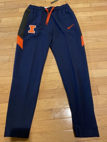 Nike NCAA Illinois Fighting Illini Player issue Therma Flex Pant sz M CQ1893 Men Cover