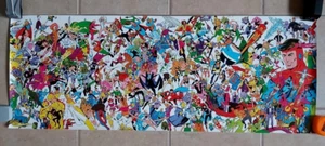 Legion of Super Heroes Poster - Keith Giffen - 1983 - 40"x15" - DC - Mint Rare!! - Picture 1 of 5