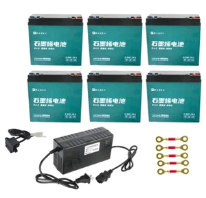 6X 12V 20Ah 6-DZM-20 Battery 6-DZF-20 for 72V ATV Scooter E Bike Quad Cart Golf - Picture 1 of 12