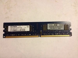 2GB Desktop Memory Elpida PC2-6400 DDR2-800MHz CL6 240-Pin DIMM Dual Rank - Picture 1 of 4