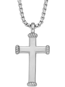 Fossil JF04401040 Damen Collier Kreuz Edelstahl 56 cm - Bild 1 von 1