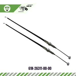 61N-26311-00-00 Fits Yamaha Outboard 25 30 HP Throttle Cable x2 PCS - Bild 1 von 8