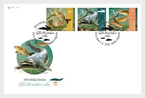 CROATIA 2025 FDC´s FAUNA, FISH, PECES, LES POISSONS 3v MNH - Picture 1 of 1