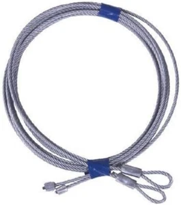 Pair of 8'6" Garage Door Cables for 7'  Tall Garage Doors High Torsion Springs - Picture 1 of 2