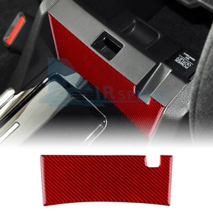 For Honda Accord 2013-2017 Armrest Box Frame Cover Sticker Carbon Fiber RED - Picture 1 of 8