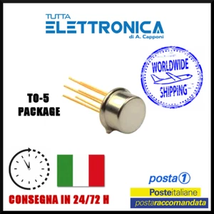 2N404 Silicon GE PNP Transistor 25 V 0.1 A 0.15 W TO-5 case pack NOS - Imagen 1 de 1