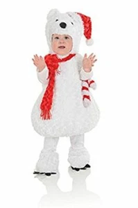 UNDERWRAPS PANCIA BAMBINI NATALE ORSO POLARE COSTUME BAMBINO ASST TAGLIE 25807 - Foto 1 di 1