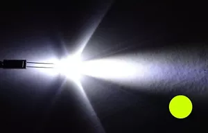 LOW current LED 1mA 3mm 100mcd gelbgrün ... 5x - Bild 1 von 3