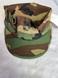 NWT US Marines Military USMC Medium Point Camouflage Utility Cap Type - Picture 1 of 4