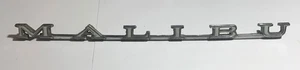 1969 -1972 Malibu Chevrolet Side Emblem Badge 8723146 Used Original OEM Script - Picture 1 of 4
