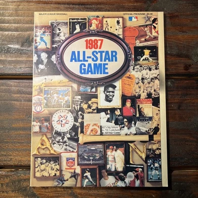 1987 MLB All Star Game Official Program with stub and poster from game. - Image 1 of 4