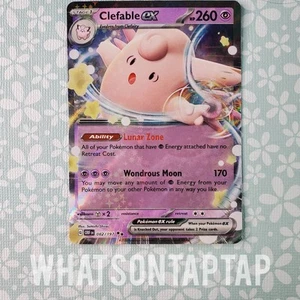 Tarjeta Pokémon Clefable Ex 082/197 Ultra Rara Escarlata Violeta Obsidiana Llamas LP - Imagen 1 de 2