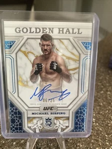 2024 Topps Royalty UFC Michael Bisping Golden Hall Auto Blue #06/25 - Picture 1 of 2