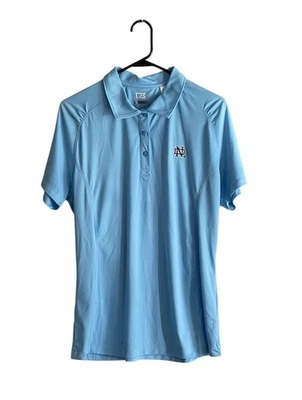 Женская рубашка-поло Cutter & Buck University of Notre Dame CB Drytec размер XL синяя - Изображение 1 из 4