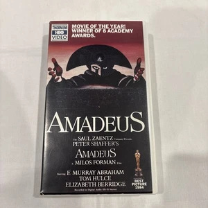 AMADEUS VHS First Edition • HBO Video (1984) • Wolfgang Amadeus Mozart - Picture 1 of 6