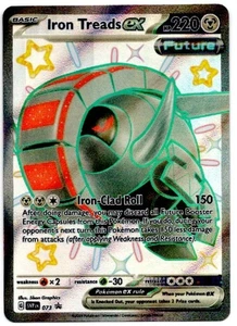 Iron Treads Ex SVP 073 Paldean Fates - Black Star Promo - Pokemon TCG Card NM - Picture 1 of 2