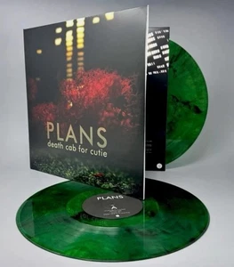 Death Cab for Cutie Plans 2LP  20th Tour Exclusive Green Smoke Vinyl Record - Picture 1 of 4