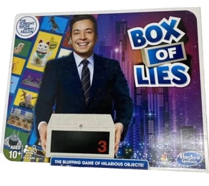 Hasbro The Tonight Show Jimmy Fallon Box Of Lies Card Game Ages 10+ 2-4 Players - Picture 1 of 4