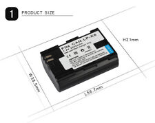 Batterie pour  Canon LP-E6 2200mAh 7.4v - LP E6 EOS 5D Mark II III 60D 6D 70D 7D