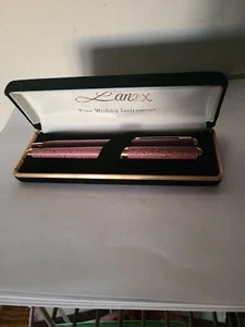 Lanex Fine Writing Instruments Gold Plated Set 2 Stifte Original Samt Box - Bild 1 von 6