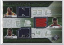2008 SPx Winning Materials Trios Danny Granger TJ Ford Shawne Williams #WMT-GTW
