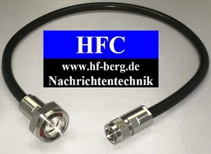 2 m H 2010 konfektioniert mit 7/16-Stecker / N-Stecker 50 Ω Koaxialkabel - Picture 1 of 7