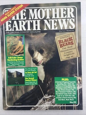 #99 May June 1986 The Mother Earth News Homesteading Off Grid Living Foto 1 de 2