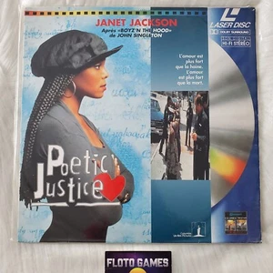 LASERDISC PAL FR : Poetic Justice - Tupac Shakur J. Jackson - 1993 - Floto Games - Imagen 1 de 4