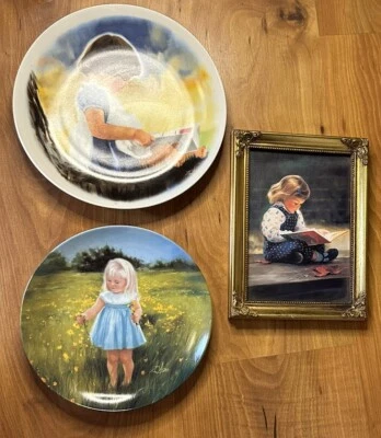 Platos decorativos para niños Donald Zolan y lienzo enmarcados Foto 1 de 4