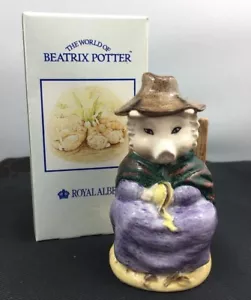 Preciosa estatuilla Royal Albert Beatrix Potter y este cerdo no tenían ninguna USC - Imagen 1 de 10