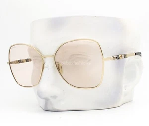 Chanel Photochromic Sunglasses ch4283 485/M4 Pale Gold Clear to Brown w/case NWT - Picture 1 of 12
