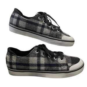 Keen Sneaker Schuhe Damen Gr. 10 Elsa III 1021926 schwarz grau kariert Flanell - Bild 1 von 14